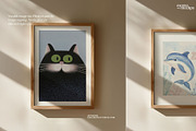 Frame Poster Art Mockup | DIN A PSD, a Household Mockup by momomockps (Thumbnail 4 of 11)