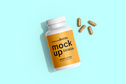 Supplement Bottle Mockup Bundle, a Packaging Mockup by pixelmock (Thumbnail 16 of 35)