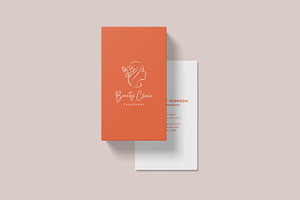 Vertical Business Card Mockup Bundle