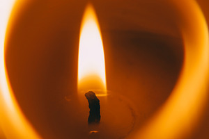 Candle light flame background wax, a Background Photo by Photo Drive Studio