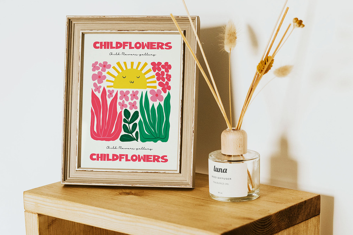Child Flowers | Wall Art Creator, an Object Graphic by Leleka.Store (Photo 14 of 16)