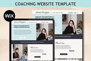 Coaching Wix Website Template