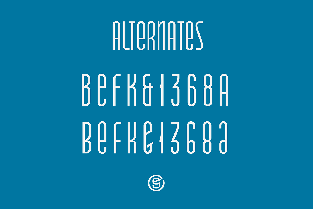 Auge Unicase Font preview 7