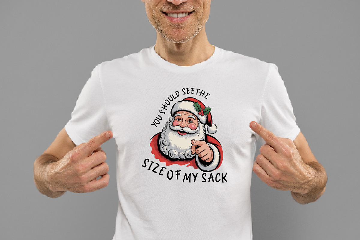 Funny Santa Christmas Sublimation, an Illustration by Daily.Designs (Photo 2 of 5)