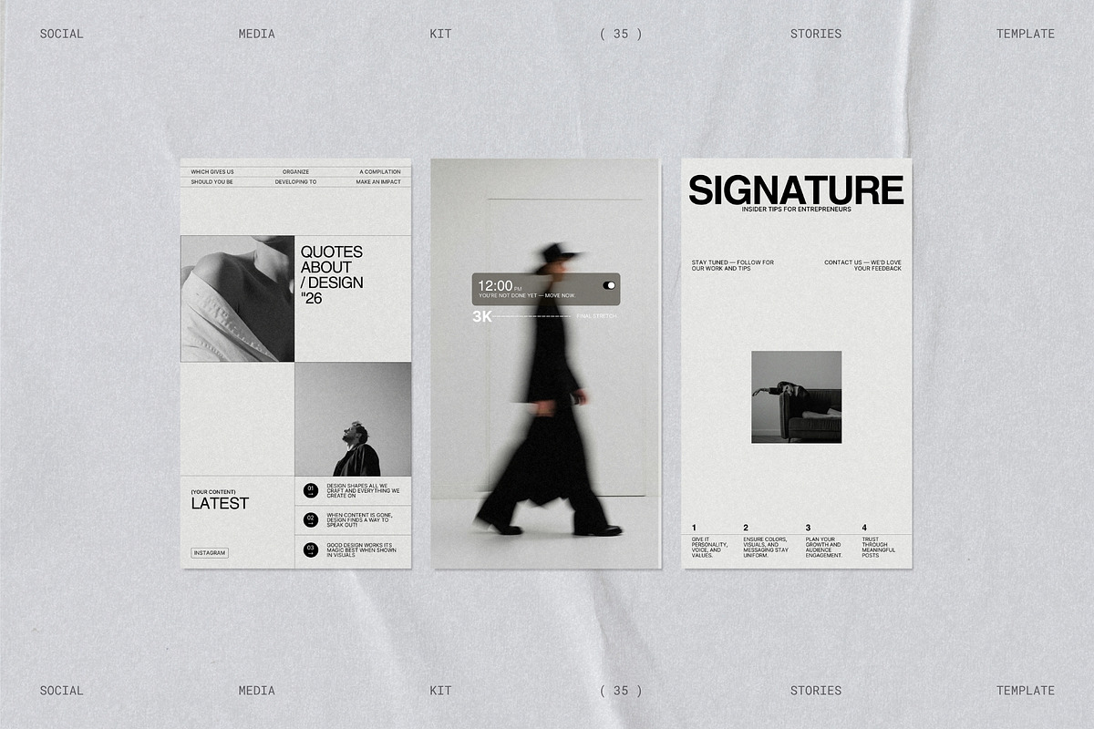 ELVO | Instagram Template (III), a Social Media Template by Prapti Design (Photo 7 of 10)