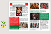Christmas Newsletter, a Brochure Template by ROJI CREATOR (Thumbnail 3 of 4)