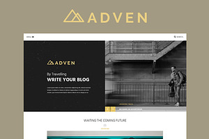 ADVEN - A BLOG PSD TEMPLATE