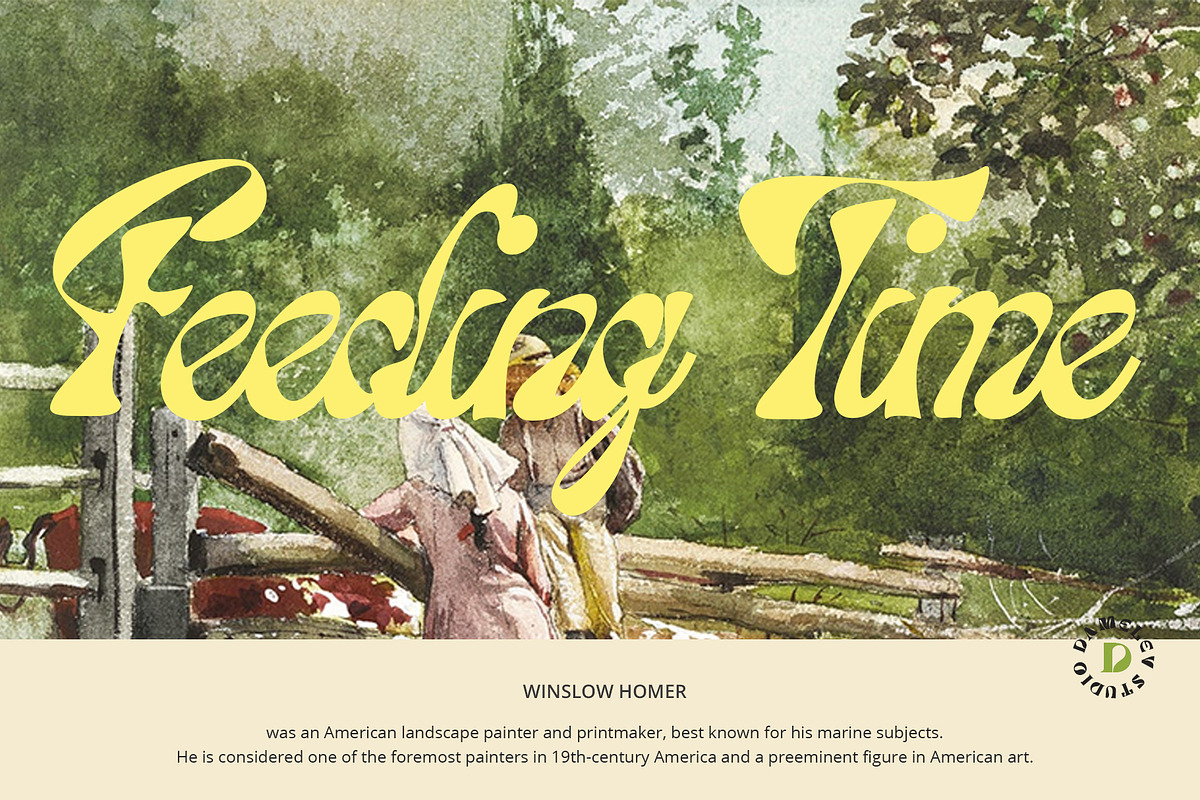 Bayanaka, a Script Font by Damelev (Photo 8 of 9)
