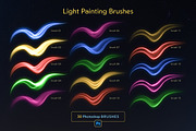 Light Painting Photoshop Brushes, a Brush Add-On by Andrew Skoch Design (Thumbnail 3 of 11)