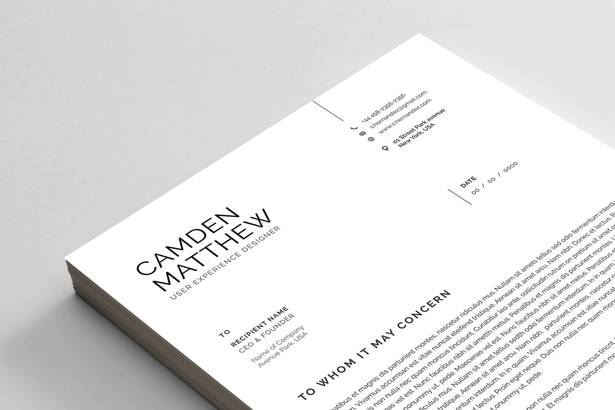 Resume/CV, a Resume Template by Reuix Studio (Photo 6 of 6)
