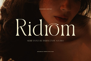 Ridrom Elegant Serif Font
