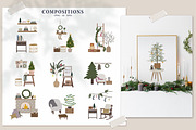 Christmas Winter Decoration, a Decorative Illustration by Hanazumi (Thumbnail 9 of 14)