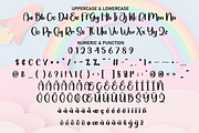 Baby Rainbow | Script Font, a Handwritten Font by Scratchones (Thumbnail 7 of 8)