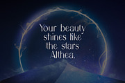 Althea - Elegant Sans Serif, a Sans Serif Font by HipFonts (Thumbnail 3 of 7)