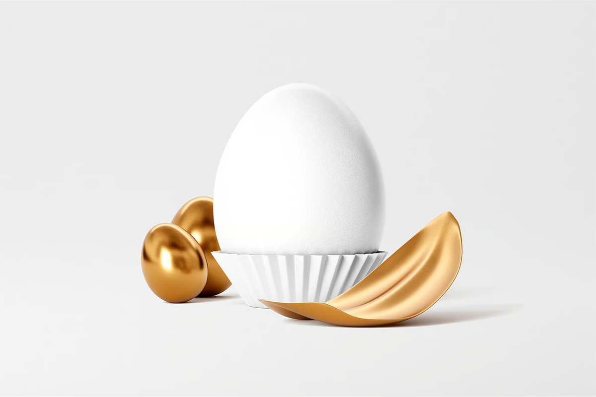 Easter Egg Mockup, an Advertising Mockup by Xtrahive (Photo 3 of 3)