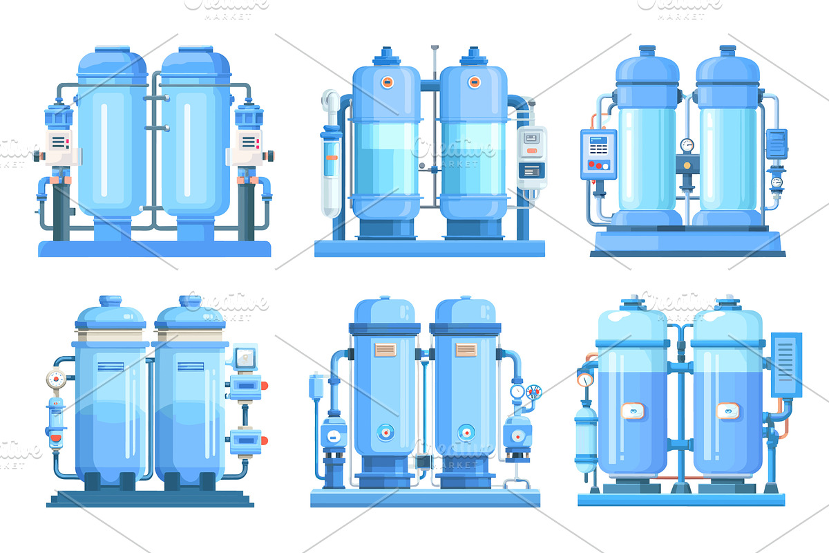 Water purification storages, an Illustration by Stock-Smart-Start