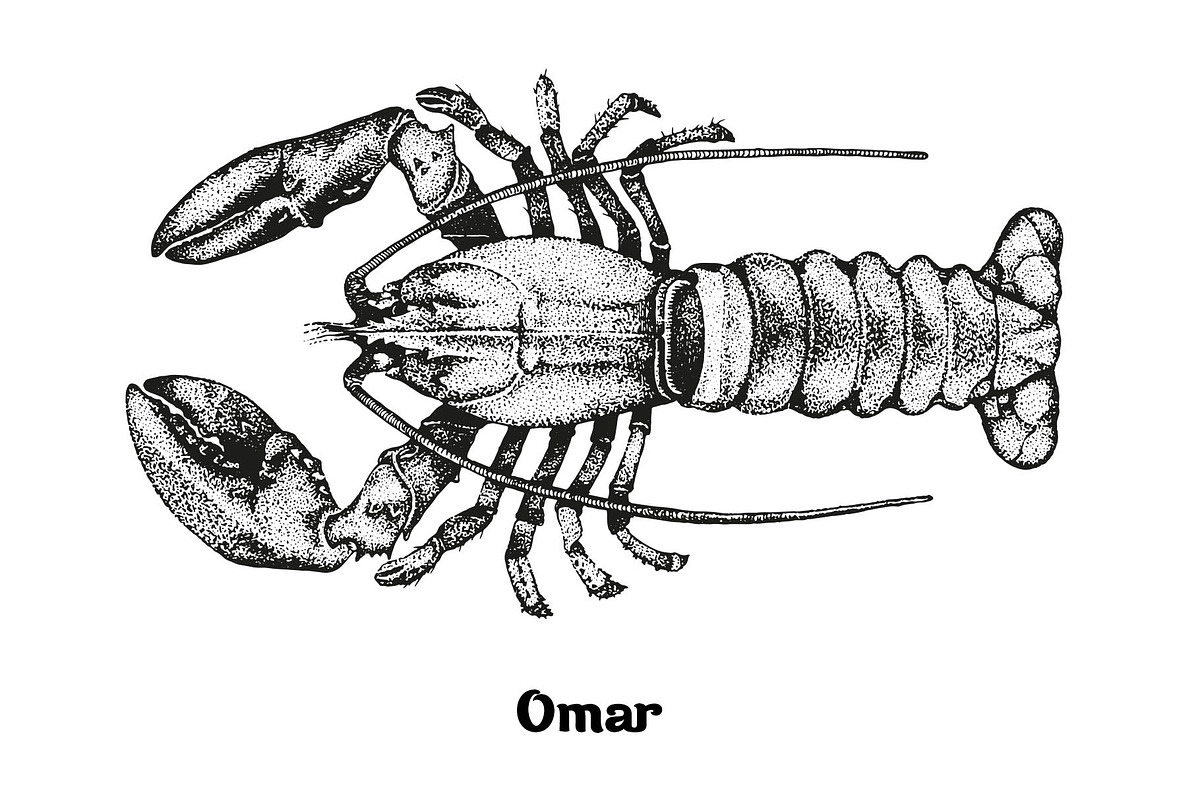 Seafood collection_part 1, a Food Illustration by ZotovShop (Photo 6 of 11)