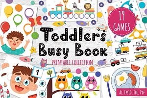 Busy Book for Toddlers Collection, an Education Illustration by Gulnara Sabirova