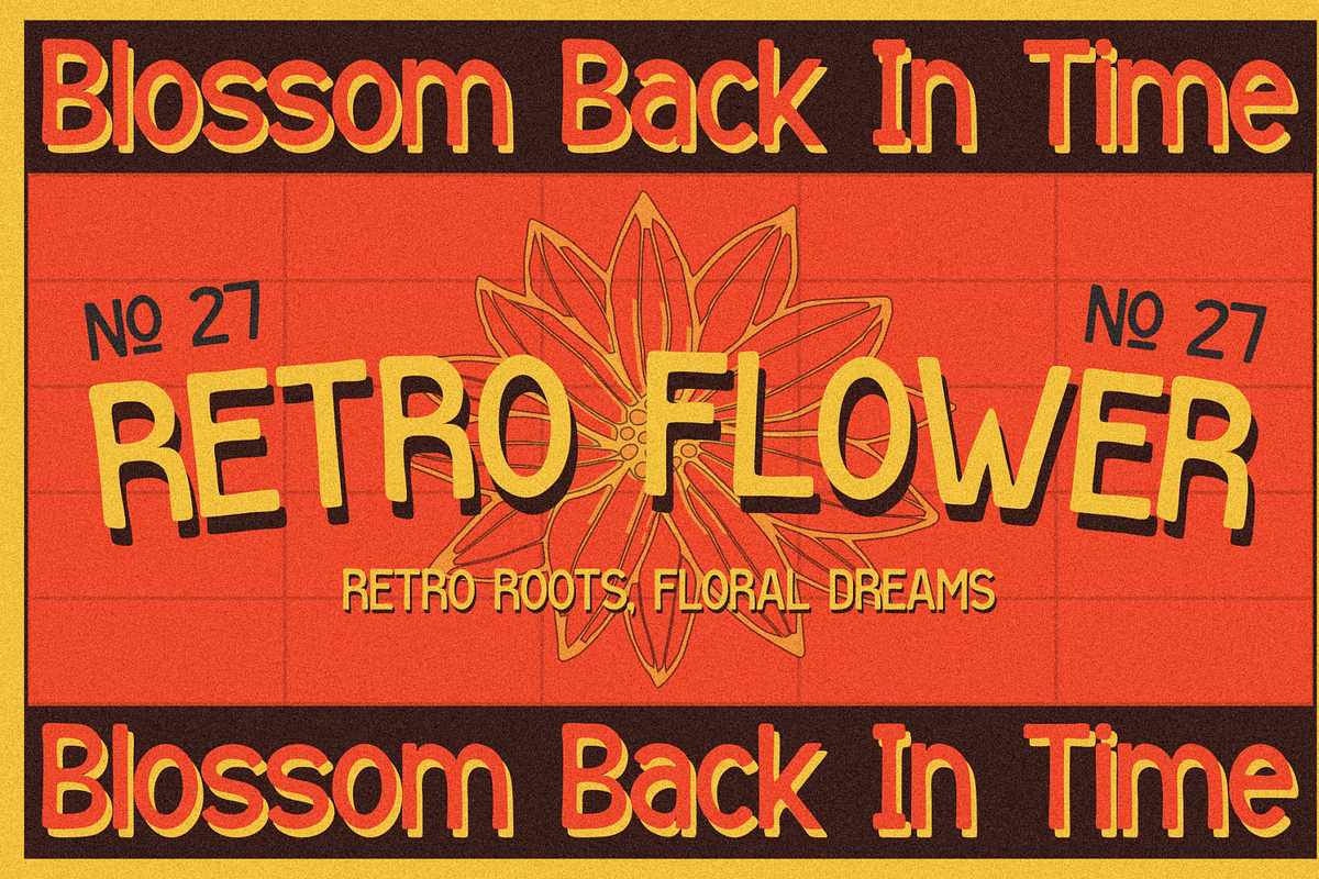 Proscate - Hand Lettered Retro, a Sans Serif Font by MaikoHatta (Photo 2 of 7)