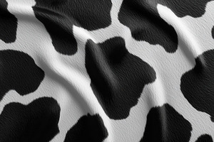 Close-up view of black and white cow, a Photo by Tanuart