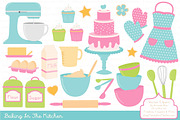 Bright & Fresh Baking Clipart, an Illustration by Amanda Ilkov (Thumbnail 1 of 4)