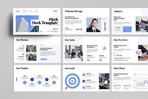 Pitch Deck Presentation Template, a Presentation Template by MightyDesign