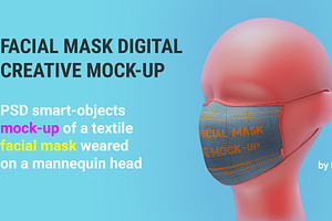 Facial mask MOCK-UP