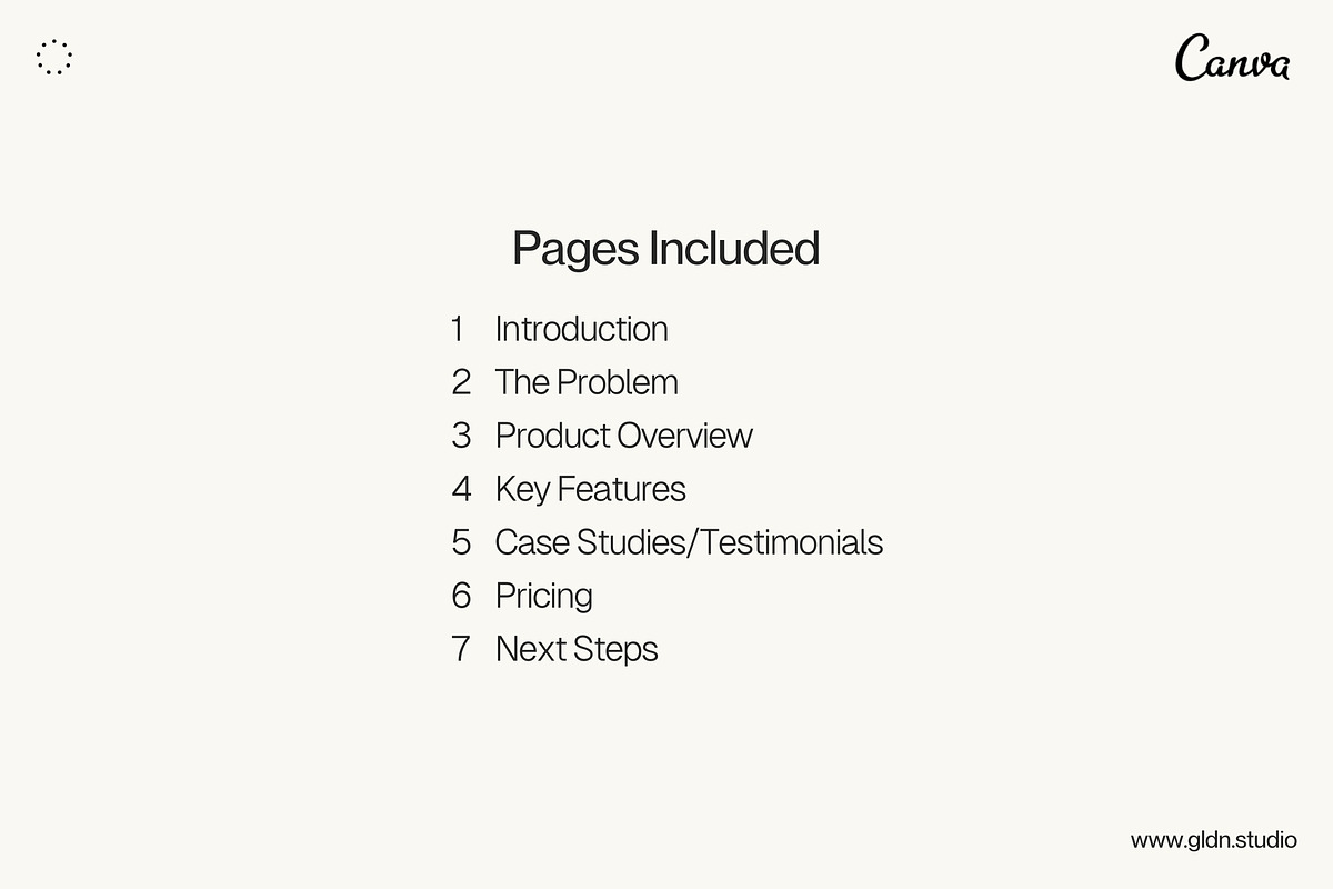 Sales Deck Template Presentation, a Presentation Template by GLDN Studio (Photo 4 of 9)