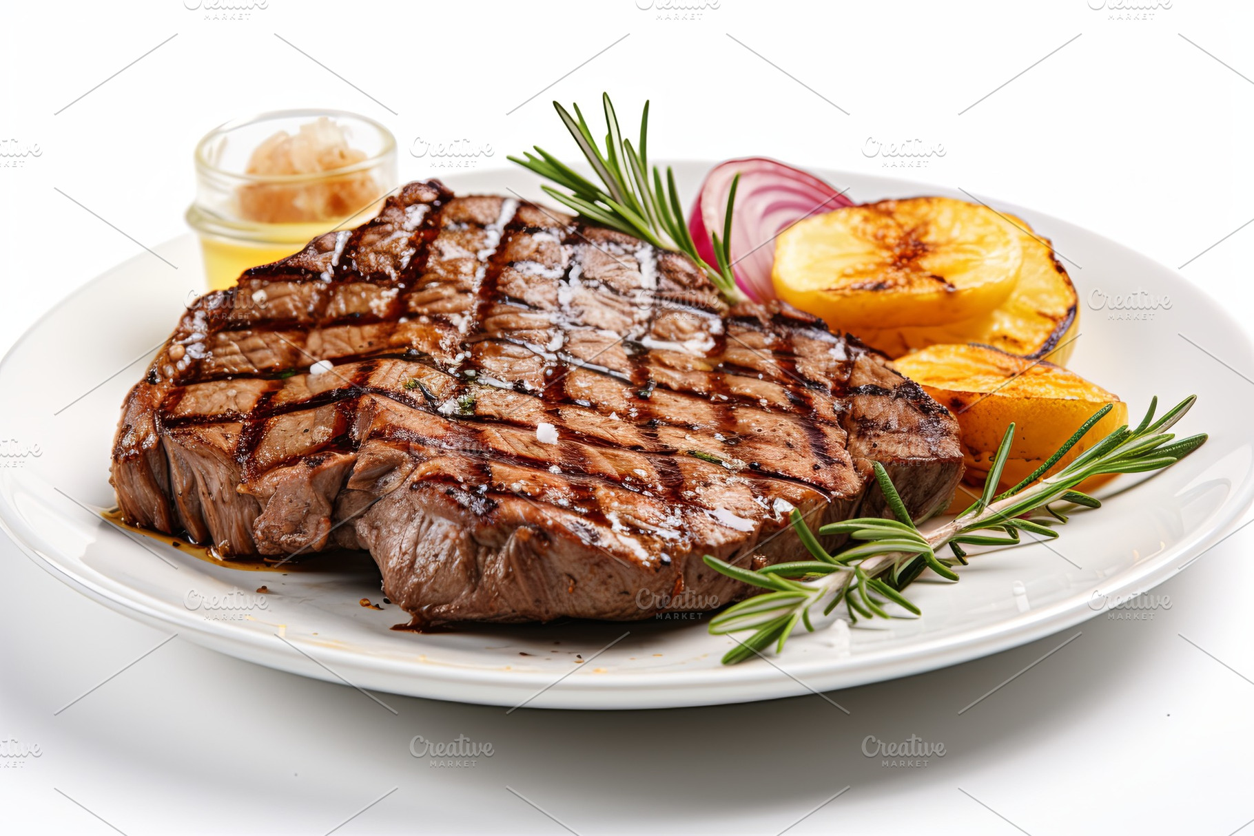 Delicious grilled pork beef steaks s, a Background Photo by Pixeness