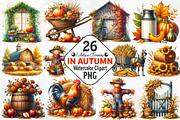 Antique Farming Autumn Sublimation, a Seasonal Illustration by RobertsArt (Thumbnail 1 of 7)