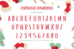 Christmas Ornaments - Display Font