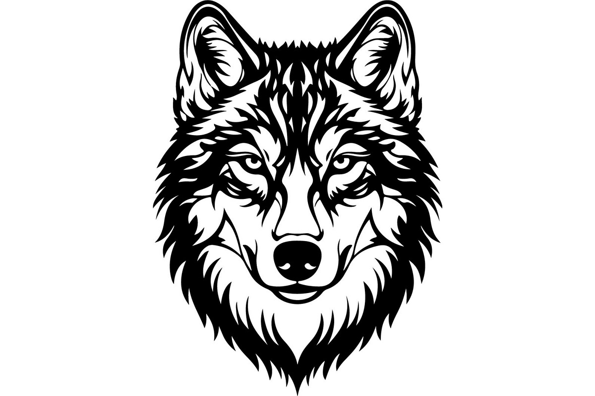 Wolf Silhouette Vector Bundle, an Animal Illustration by Designer_Momina (Photo 8 of 21)