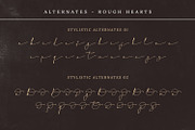 Rough Hearts, a Script Font by Nathatype (Thumbnail 10 of 11)