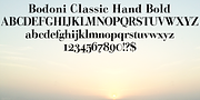 Bodoni Classic Hand, a Handwritten Font by Wiescher-Design (Thumbnail 4 of 5)