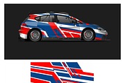 Dynamic Racing Car Graphics, a Sport Illustration by CarWrap design (Thumbnail 3 of 4)