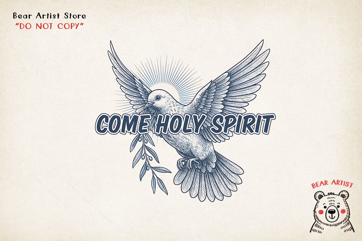 Christian Engraved Illustration, an Object Graphic by GlitterCraft (Photo 38 of 101)