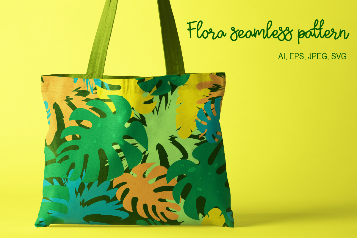 Floral Seamless Pattern Illustration, a Texture Illustration by VL Shop (Photo 2 of 8)