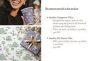 Mardi Gras Toile de Jouy Pattern, a Pattern Graphic by Hughes Studio (Thumbnail 4 of 6)