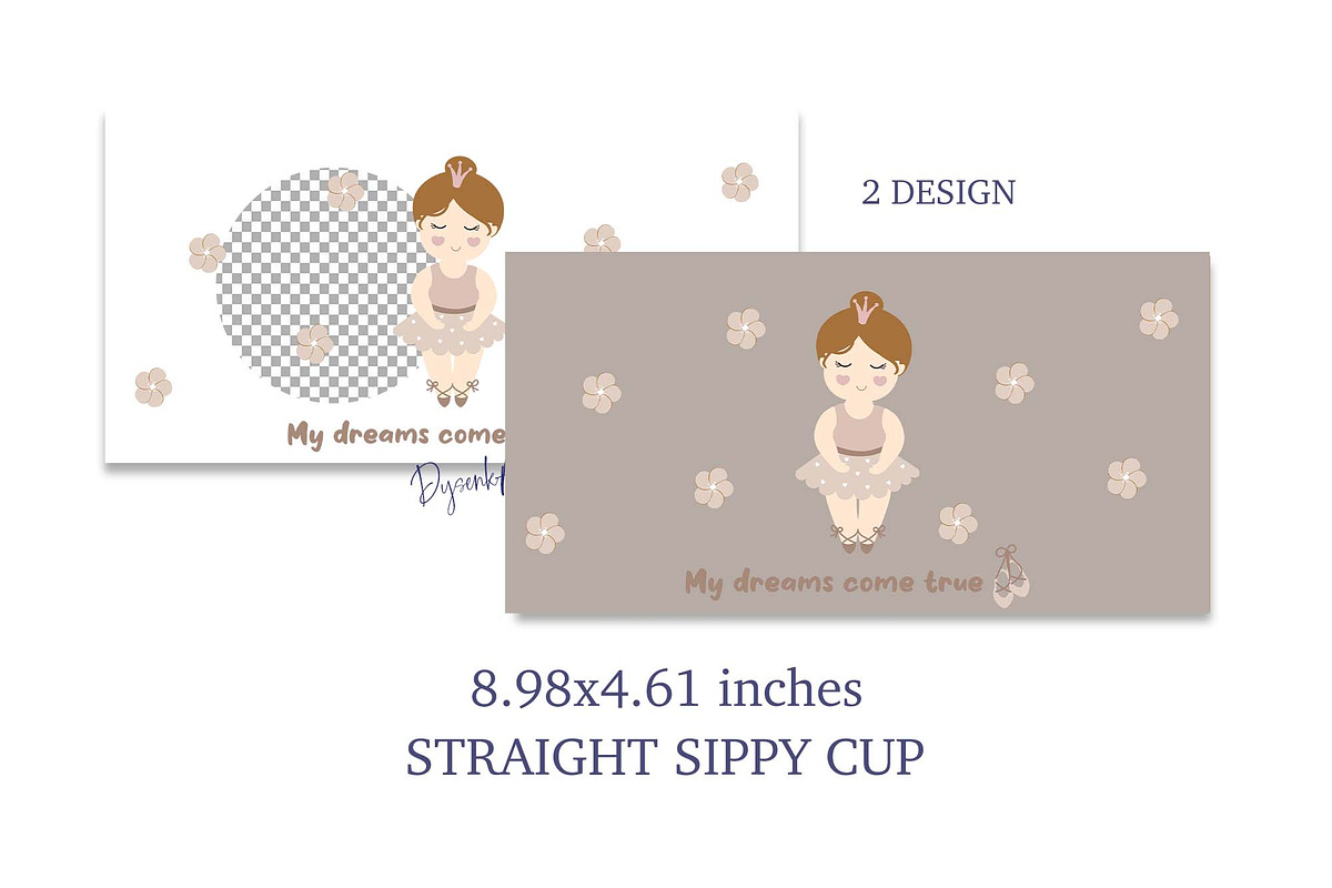 12 Oz Sippy Cup Sublimation Bundle, a Print Template by DysenkaArt (Photo 3 of 8)