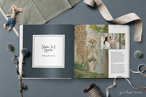 12x12 Family Photobook Template