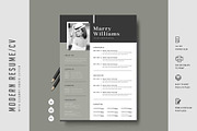340. Modern Resume Template, a Stationery Template by CreativeRezwan (Thumbnail 1 of 3)