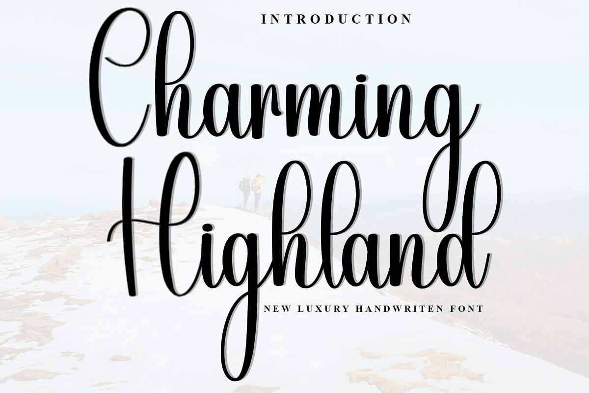 Charming Highland, a Handwritten Font by InermediaSTUDIO (Photo 1 of 8)