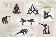 Abstract Yoga Posture Illustrated, an Icon by Mia Digital (Thumbnail 2 of 5)