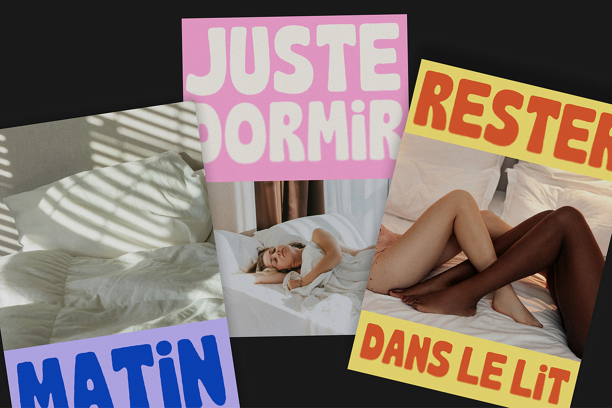 FLEMME | a bold retro font, a Sans Serif Font by Clarisse Joly (Photo 4 of 9)