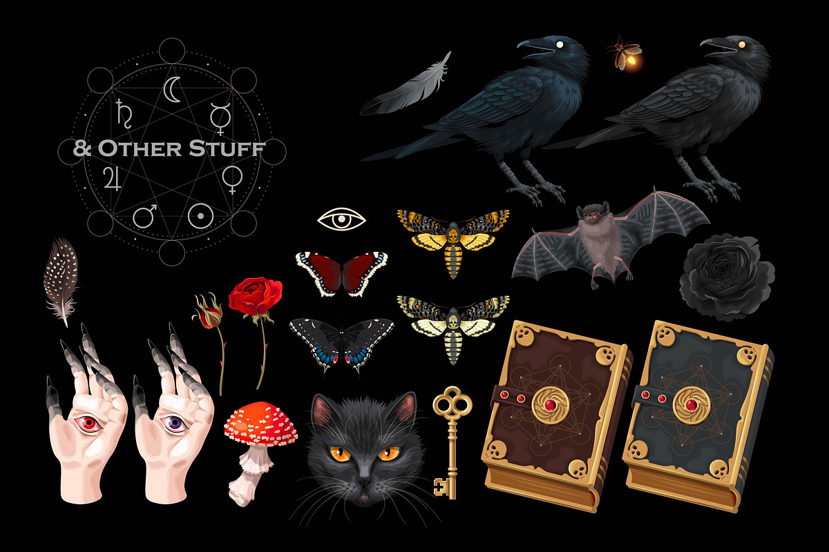 Magic Bundle, a Pattern Graphic by GreyLilac