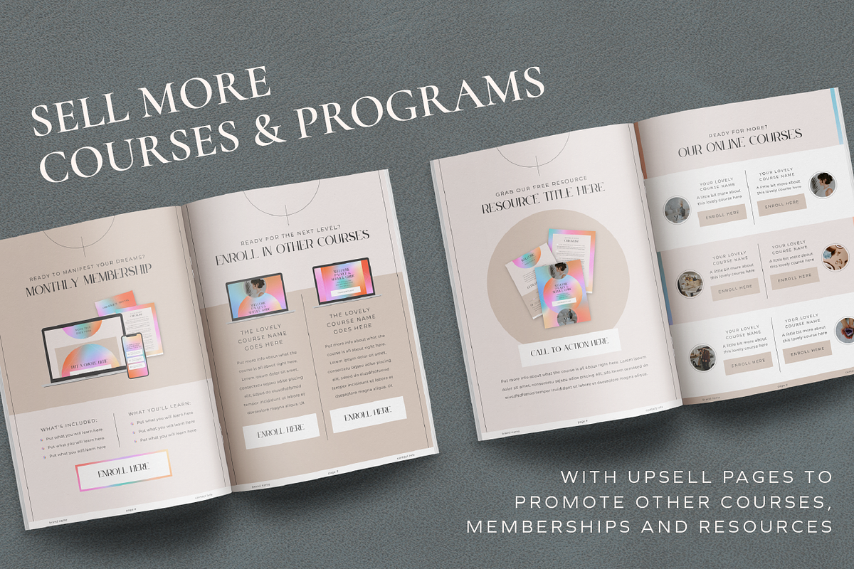 Mystical Workbook & eBook Template, a Design Template by Studio Soluna (Photo 6 of 15)