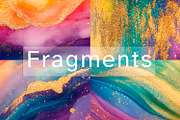 Abstract Backgrounds - Ink & Gold, a Background Graphic by ArtIrisArt (Thumbnail 5 of 5)