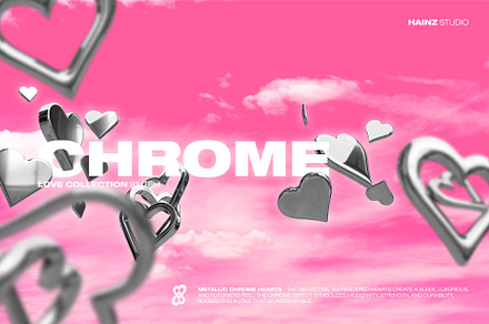 Chrome Love Collection – 93 Item PNG