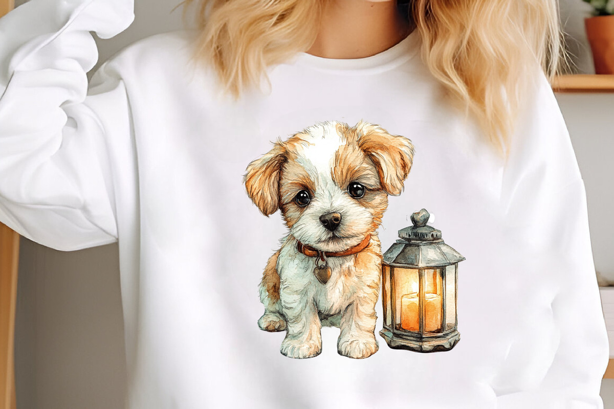 Santa Paws Retro Christmas Puppy PNG, an Illustration by SinaCreation (Photo 4 of 7)
