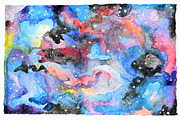 Galaxy watercolor illustrations set, a Texture Illustration by tamara.comotomka (Thumbnail 6 of 6)